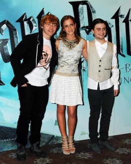 Los chicos de Harry Potter: Rupert Grint, Emma Watson y Daniel Radcliffe